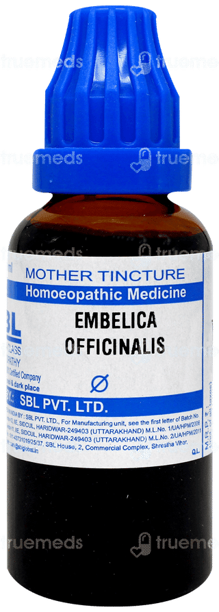 Sbl Embelica Officinalis Q Mother Tincture 30Ml